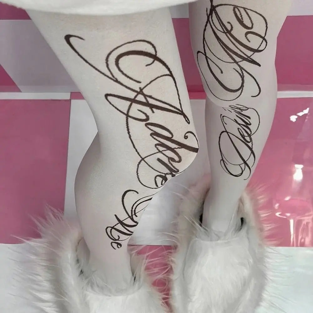 Y2K Aesthetic Pantyhose