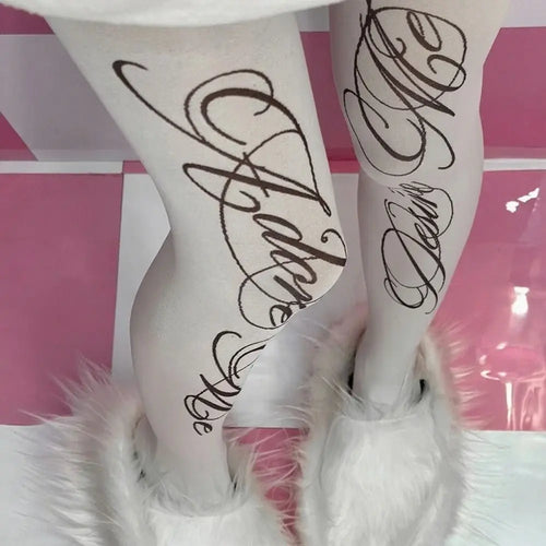 Y2K Aesthetic Pantyhose